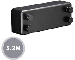 Livista Uittrekbare Waslijn – 10,4M Totale Lengte(2 x 5,2M) – Tot 20 kg – Sterke Stalen Kern – Drooglijn – Zonder Boren – Gelijkmatig Oprolbaar – Binnen & Buiten