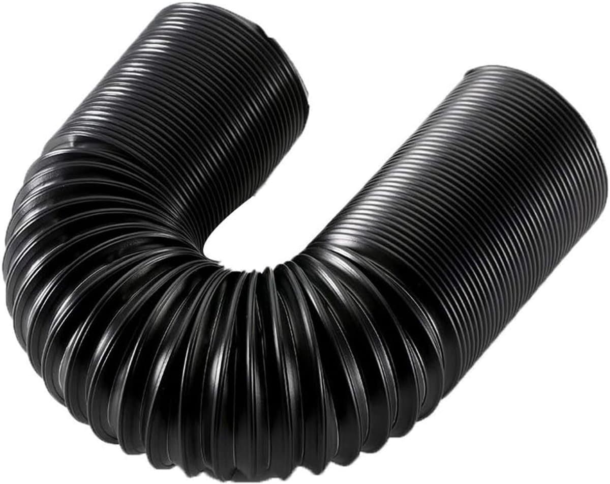 Flexibele airconditioningslang met een diameter van 150 mm, geschikt voor airconditioners, afzuigkappen, wasdrogers en luchtontvochtigers,Zwart 0,5 m — afbeelding 1
