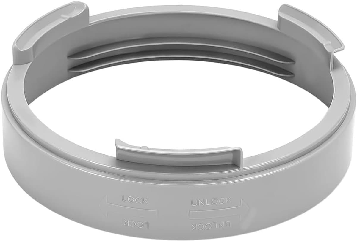1-pack - Aansluiting voor draagbare airconditionerslang - Aansluiting voor draagbare airconditioner - Adapter voor afvoerslang van airconditioner - Geschikt voor afvoerslangen tot 15,5 cm - 15,5*4,5 cm - Grijs — afbeelding 1