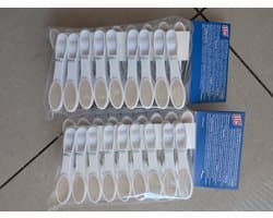 W5 Wasknijpers - 36 stuks knijpers - met Soft grip