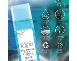 SnelShoppen - Krachtige Geconcentreerde Wasserij Geur 200ml - Ocean Fragrance voor 80 Wascycli - Ideaal voor Kleding, Beddengoed en Huishoudtextiel