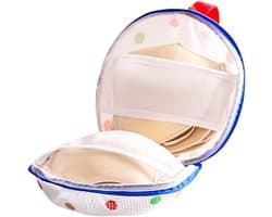 Waszak voor Beha's - Ondergoed Net - Beschermend Wassen - Driehoekige Vorm - 228L x 218B x 1H cm - Veelkleurig