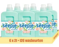 Seepje Wasmiddel Wol en Fijn - 126 wasbeurten - 6 x 945ML - Voordeelverpakking