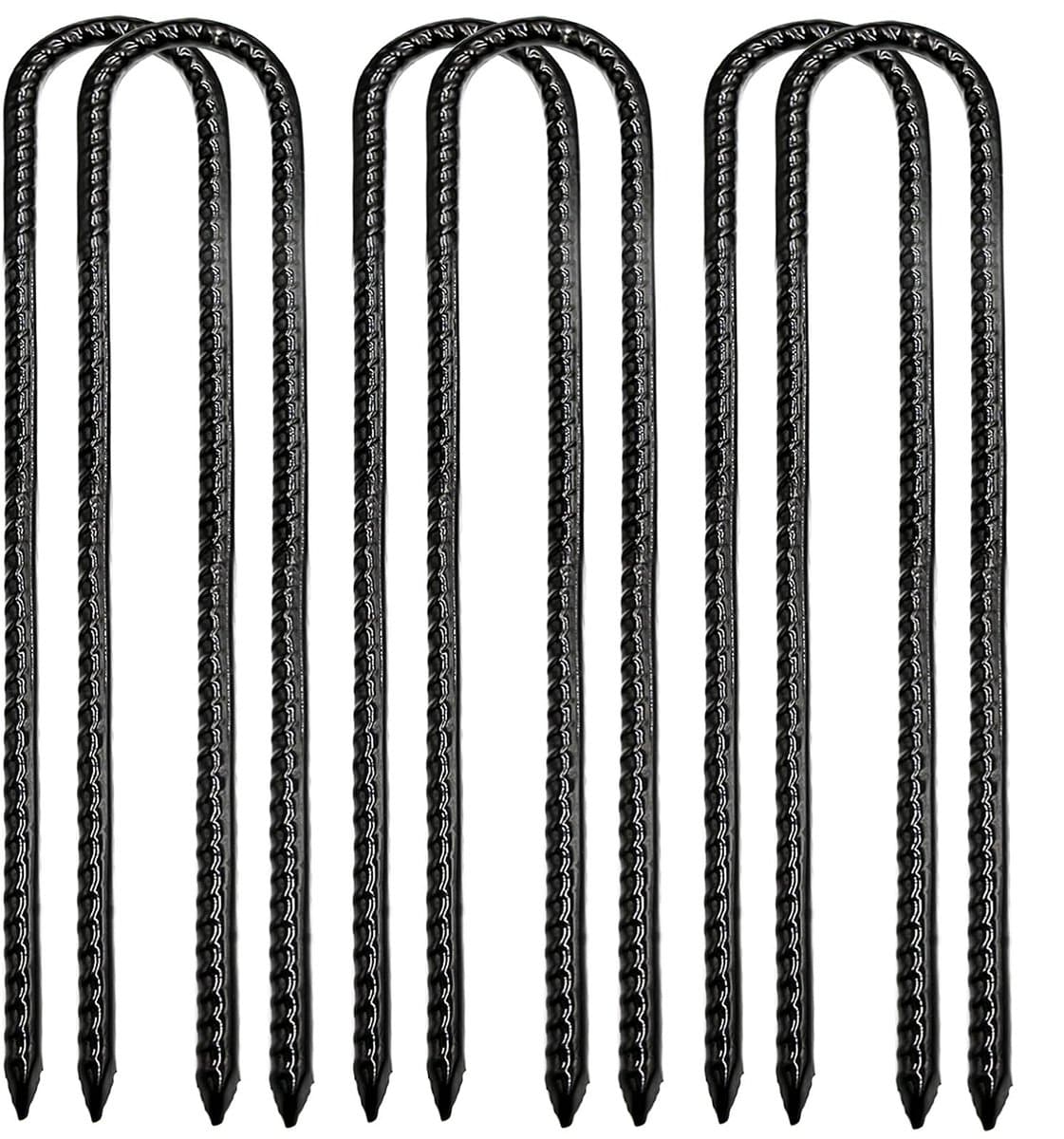 Omgoods - 6 Stuks Verzinkte Grondankers voor Tent en Tuin — afbeelding 1