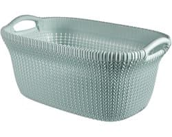 Curver Knit Wasmand - 40L - Misty Blue — afbeelding 1