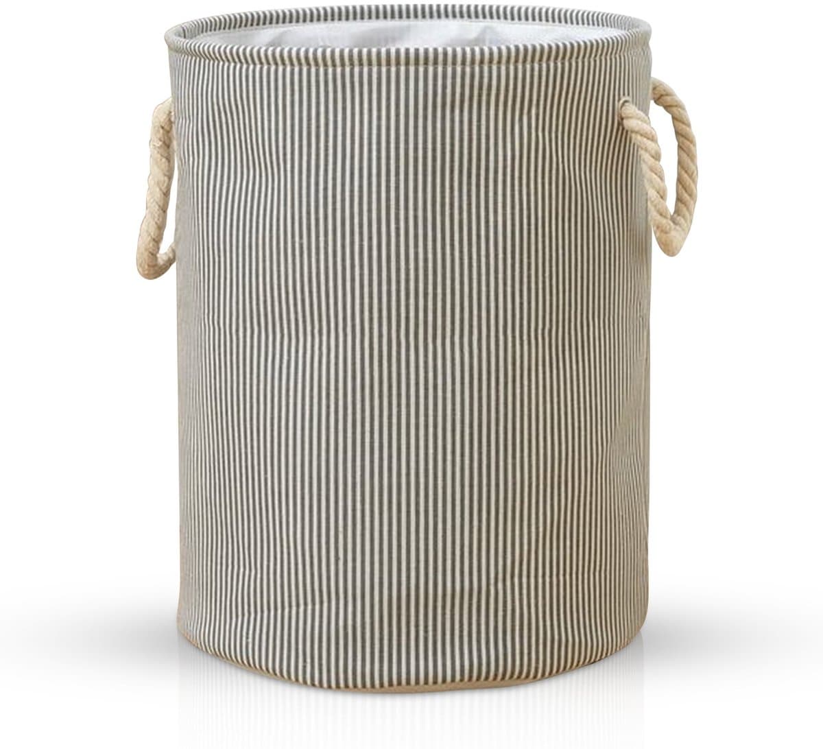 Lexorion - Wasmand - Wasmand Inklapbaar - Opvouwbare Wasmanden - 35 cm x 40 cm – Stijlvolle en Ruimtebesparende Wasmand voor Optimale Wasorganisatie - Engelse Stijl Wasmanden — afbeelding 1