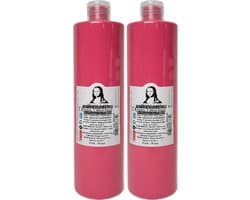 Südor Textielverf 1000 ml, roze.Wasbestendige textielverf voor lichte stoffen. Wasmachinebestendig, wasbestendig. Fixatie door strijken (2 x 500 ml)
