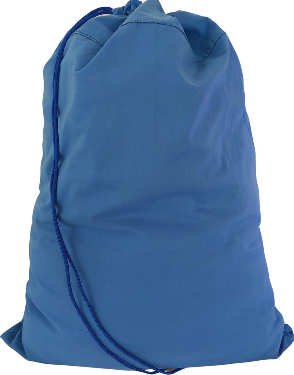 Katoenen waszak -XL - met trekkoord - indigo — afbeelding 1