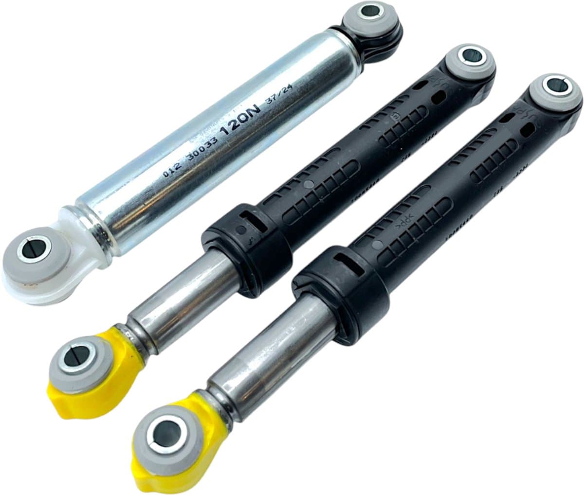 Fixem Geschikt voor Miele 7381923 Wasmachine Schokbreker 8mm, 2x 75 1x 120 Newton - Wasmachine - 1 Set - 3 Stuks — afbeelding 1