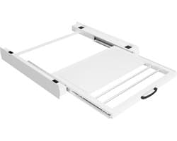 Bodo® Stapelkit - Tussenstuk met Handdoekhouder en Plank - Wasmachine en Droger - Wit