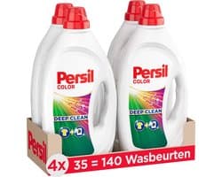 Persil Gel Color - Vloeibaar Wasmiddel - Gekleurde Was - Voordeelverpakking - 4 x 35 Wasbeurten