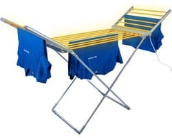 MKSS® Elektrisch Droogrek - Wasrek Inklapbaar - Grijs