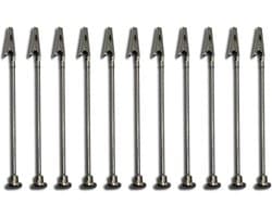 Krokodillenklemmen Set - Model Clips - Hobby Schilderen - Met Opbergdoos - 10 Stuks - Zilver