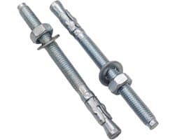 Wigankers M8x100mm - Keilankers metalen pluggen - Beton bevestigen - Verzinkt staal - 20 stuks - Zilverkleurig