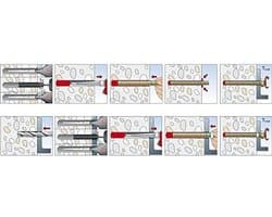 Ankerstang M12 x 210 mm, Verzinkt Staal, Geschikt voor Injectiemortel, 10 Stuks