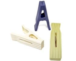 Concorde wasknijpers -10x - kleurenmix - kunststof - 7 cm