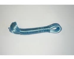 Waslijn - Waslijndraad - Drooglijn - 20 Meter - 2.4 mm staalkern - Licht Blauw
