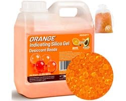 Silicagel Droogballen Oranje Met Vochtindicator Voor Vochtbestrijding