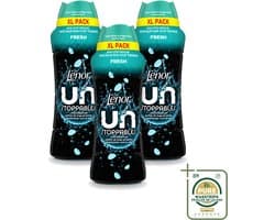 3 x Lenor Unstoppables - Geurbooster - Fris - Non-Stop Frisheid - Grootverpakking - Geurbooster - Wasgeur - Frisheid - Textielverfrisser - Wasroutine