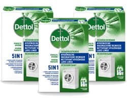 3 x Dettol - Hygiënische Wasmachine Reiniger - 5-in1 Formule - 500ml - Voordeelverpakking - 3 stuks