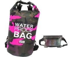Pakzak, drijvende droogrugzak, strandtas, lichte droogzak voor strand, boottochten, vissen, kajakken, zwemmen, rafting, camping, 5 l, 10 l, 15 l, 20 l, 30 l