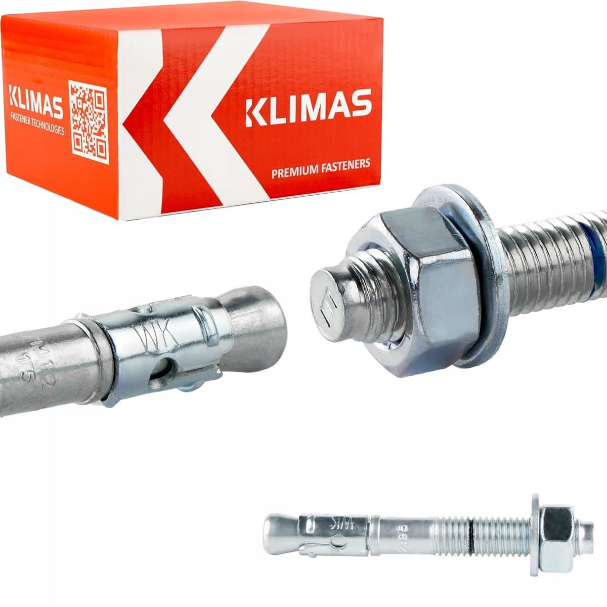 25x Zware Keilankers M10 x 155 mm Gegalvaniseerd met Moer en Borgring — afbeelding 1
