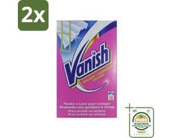 Vanish Gordijnen - Waspoeder - Voor Gordijnen & Vitrage - 10 Wasbeurten - Voordeelverpakking - 2 stuks - Vitrage reinigen - Vlekken verwijderen gordijnen