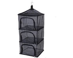 Dailygoods- Droognet Opvouwbaar - Hangend Droogrek - Draagbaar Droognet - Gaasplanken - Polyesterstaal - 36 x 36 x 69 cm