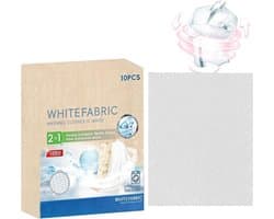 Witte kleurstof - Textielverf - Textiel opfrissen - Nauwkeurige dosering - 10 vellen - Wit