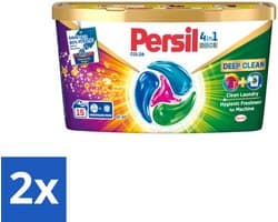 2 x Persil - Wasmiddel - Wasmiddelcapsules Discs Gekleurde Was - Voor Gekleurde Was - 15 wasbeurten - Wasmiddelcapsules - Gekleurde Was - Vlekken Verwijderen - Wasverzachter - Wasmachine Reiniging