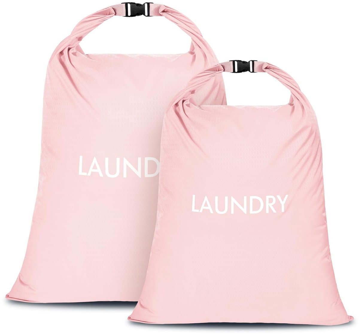 Solidchoice - Set van 2 Nylon Reislakenzakken voor Vuile Was — afbeelding 1