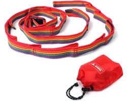 Wandelende Waslijn - Camping Touw - Buiten Drogen - Dubbele Laag - 187 centimeter - Kleurrijk