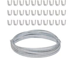 Spiraal metalen ribben 39" x 0.2" - Flexibel staal - 30 boning tips - Ideaal voor corsetten - ShopVlot