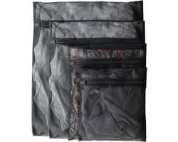 Set van 4 waszakken, vuilafstotend en kleurvast voor jassen, tops en bh's (24 x 30 cm, 30 x 40 cm, 40 x 50 cm, 60 x 60 cm) - Beschermt kleding, voorkomt slijtage en verlengt levensduur