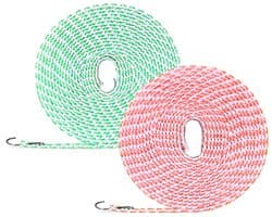 Waslijn, 2-pack waslijnen voor buiten, verstelbare kledinglijn, winddichte waslijn met haken, was- en drooglijnen voor - ShopVlot