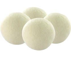 Home Deco Factory Wasbollen - 4x stuks - wol - droger - wassen - verkorten van droogtijd — afbeelding 1