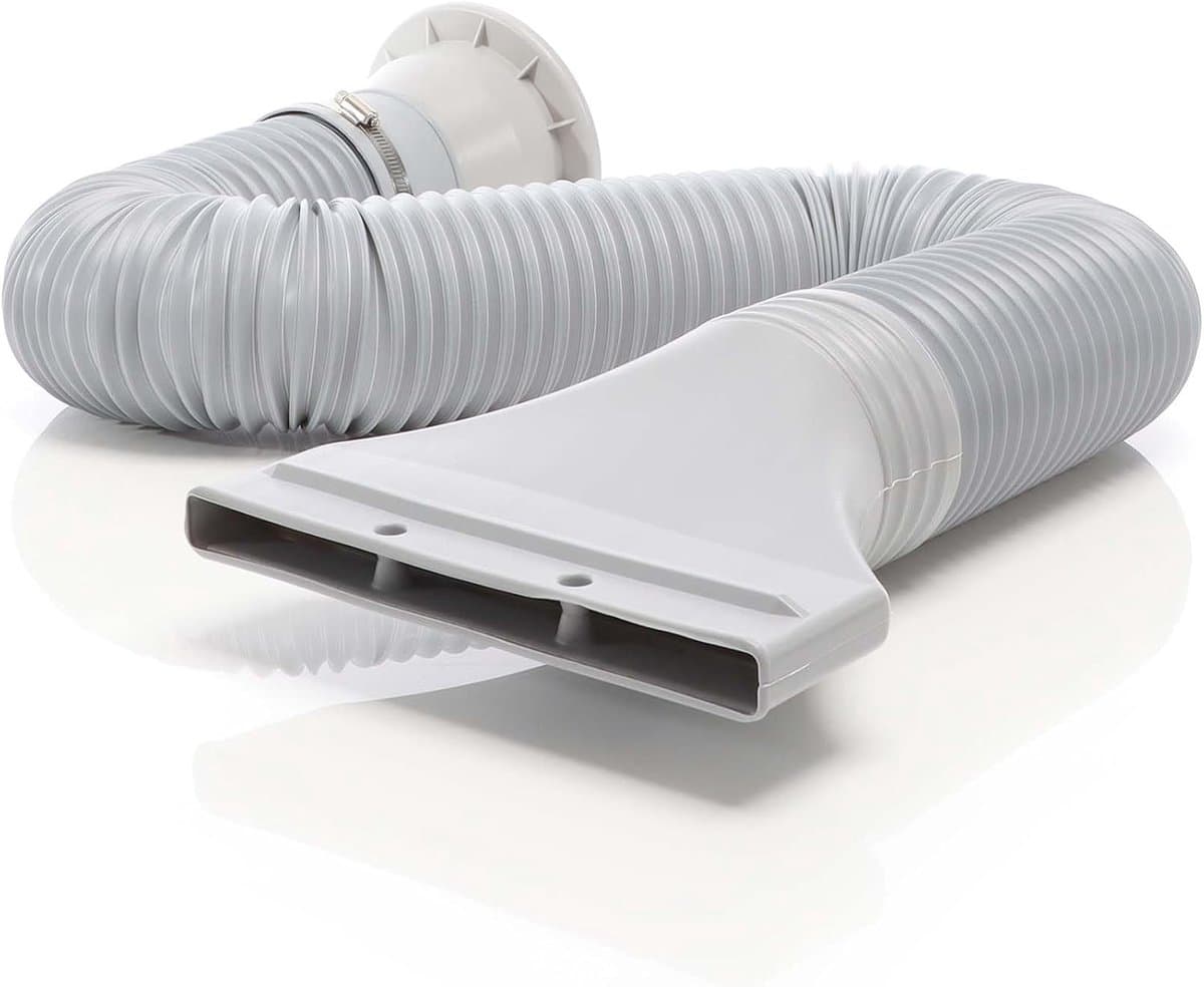Afvoerslang voor airconditioning met variabele lengte en 116 mm diameter - Flexibele uitlaatslang voor airco, droger en afzuigkap — afbeelding 1