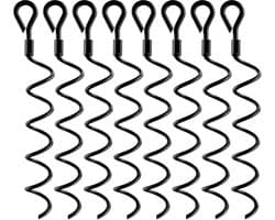 8 stuks stormanker grondankers - voor trampoline, tenten, luifels, trampolines, schommels