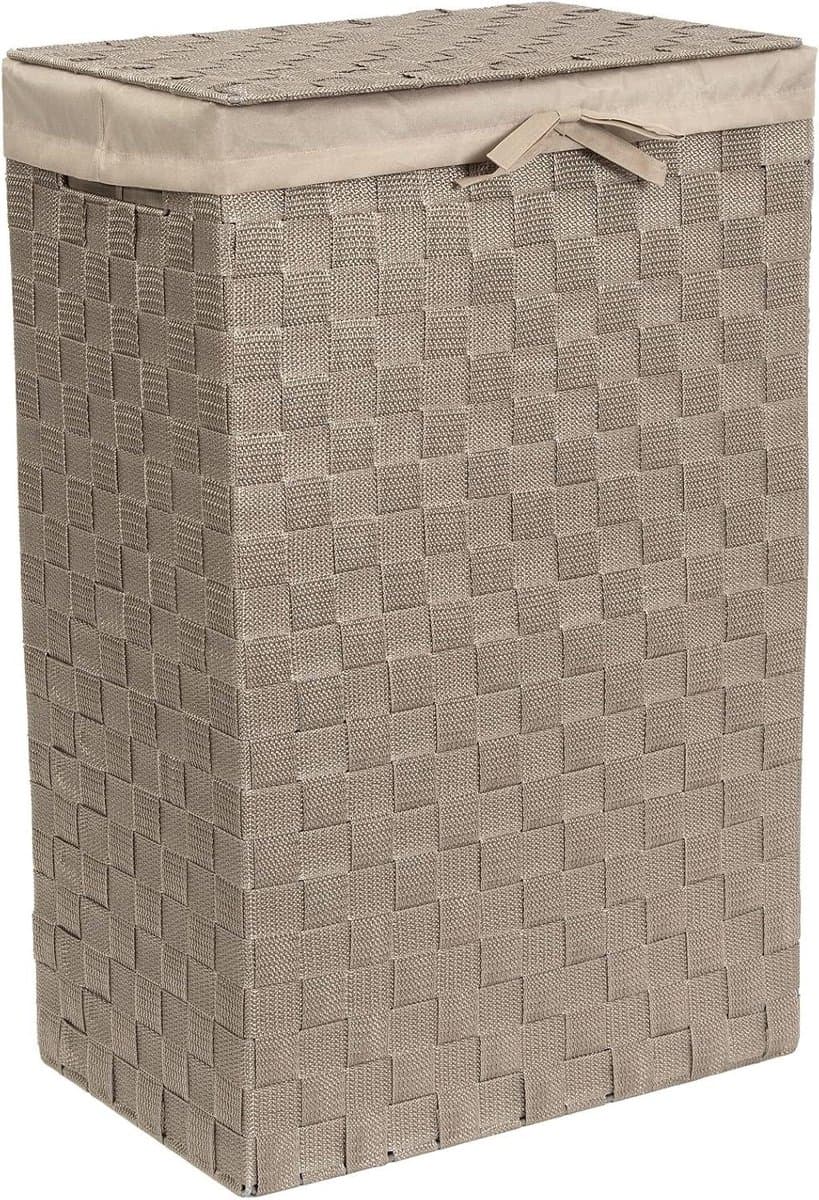 Wasmand 25x38x60 cm - Taupe - Ruime Opbergmand — afbeelding 1