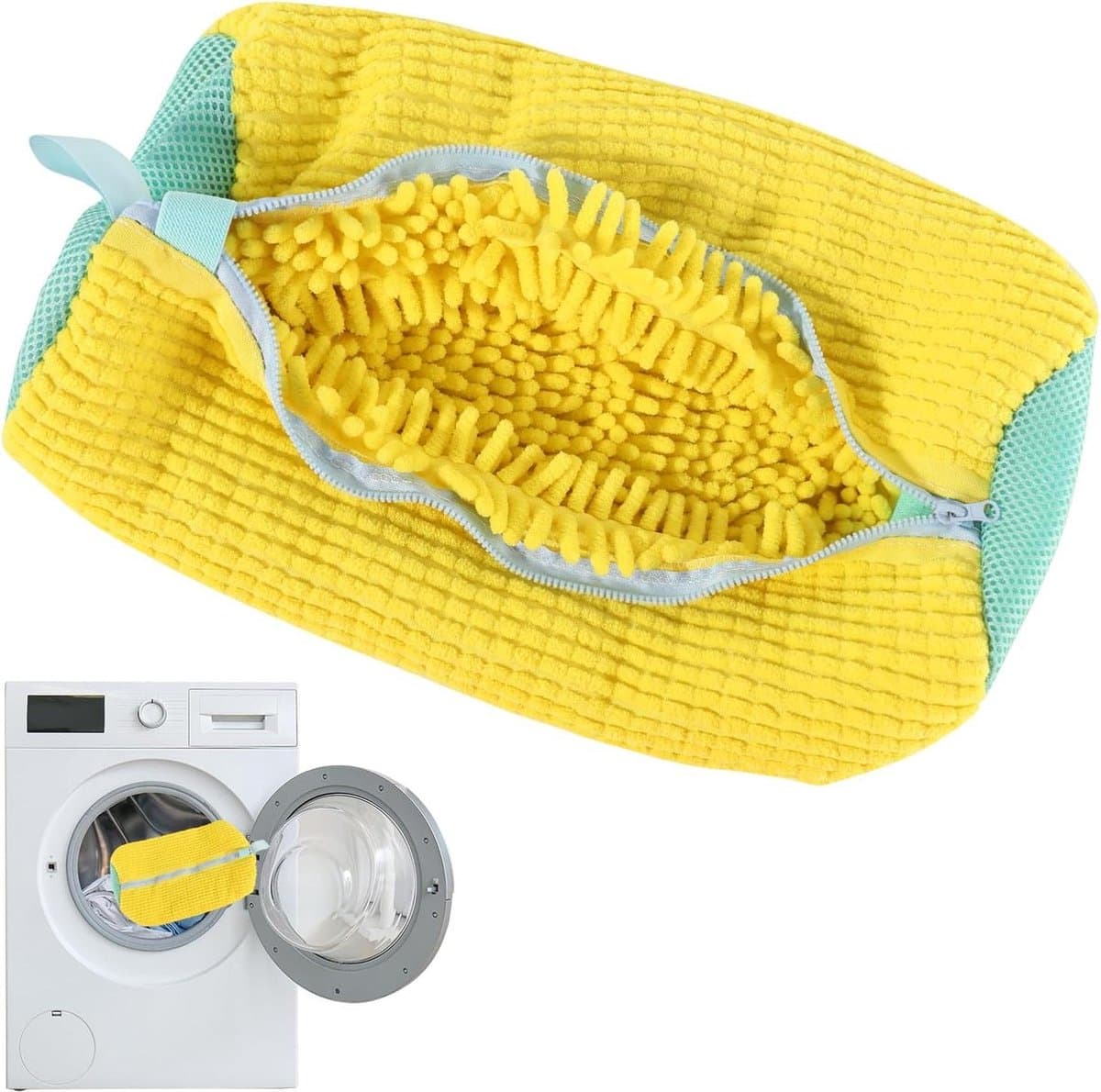 Multifunctionele Wasnet Waszak voor Wasmachine - Dikke Schoenen Bescherming - Wasmachine en Wasdroger - Schoen Waszak Net — afbeelding 1