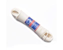 Witte Waslijn - Kledinglijn PVC - Kleding Drogen - Extra Dik - 10 Meter - Wit
