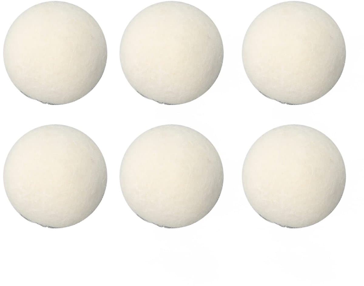 Dailygoods - Dailygoody - Herbruikbare Droogballen - Wollen Wasballen - Vermindert Statische Elektriciteit - 4 cm - Droogtijd Verkorten - Energiebesparend - Geschi — afbeelding 1
