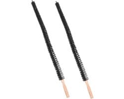Droogtrommel Borstel - Wasdroger Reiniger Kit - Apparaten Onderhouden - Flexibele Staal Schacht - 75 cm - Zwart