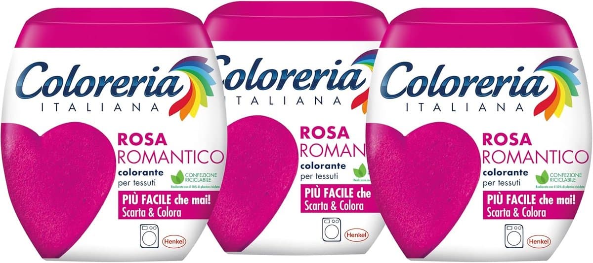 Textielverf Set - Kleding Verf - Kleding Opfrissen - Was Machine Bestendig - 3x 350g - Romantisch Roze — afbeelding 1