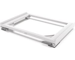 Wasmachine Onderstel - Verrijdbaar Onderstel - Apparaten Verplaatsen - Met Remmen Stabiliseren - 47x60 cm - Wit