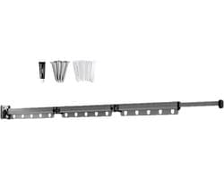 Wand Droogrek - Opvouwbaar Wasrek - Ruimte Besparen - Stevig Aluminium - Intrekbaar Ontwerp