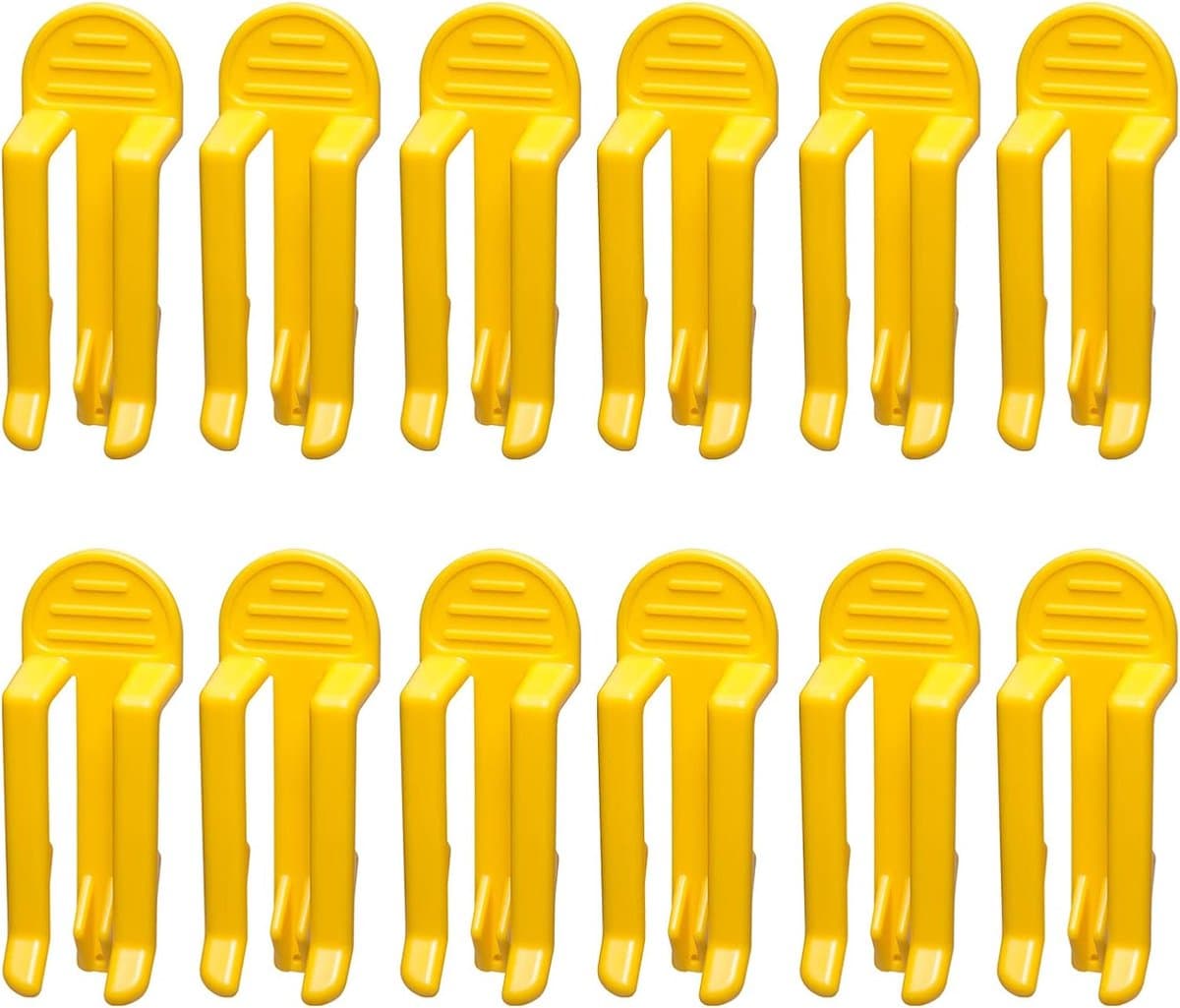 Set van 12 Stevige Clips voor Vuilniszakken - Universele Houder voor Vuilniszakken — afbeelding 1