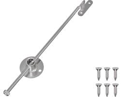 vidaXL - Trekkant-hengsel - 12 - st - Zilver - 190 - mm - Metaal
