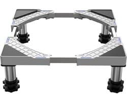Wasmachine Verhoger - Wasmachine Opbouwmeubel - Wasmachine Sokkel - Anti Slip & Verstelbaar - Ook voor Droger, Koelkast en Vriezer - 350 Kg Draagkracht - 4 Poten - Hoogte 18 - 22 cm - van Imperatoris