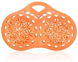 Delicate waszak voor bh's - Siliconen bescherming met knop - Voor ondergoed en kleding, geschikt voor wasmachine, 32A tot 38D cup
